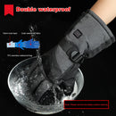 TENGOO 1 Pair Uniex Electric Heated Gloves Phone Tablet Touchable 7.4V DC Charging Waterproof Winter Keep Warm for Outdoor Sports