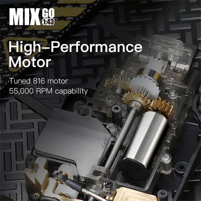 Diatone SNT MIX GO Series MG051 1/43 2.4G 4WD Micro Drift RC Car with Gyroscope Competition LED Lights On-Road Racing Mini Vehicles Models Toys