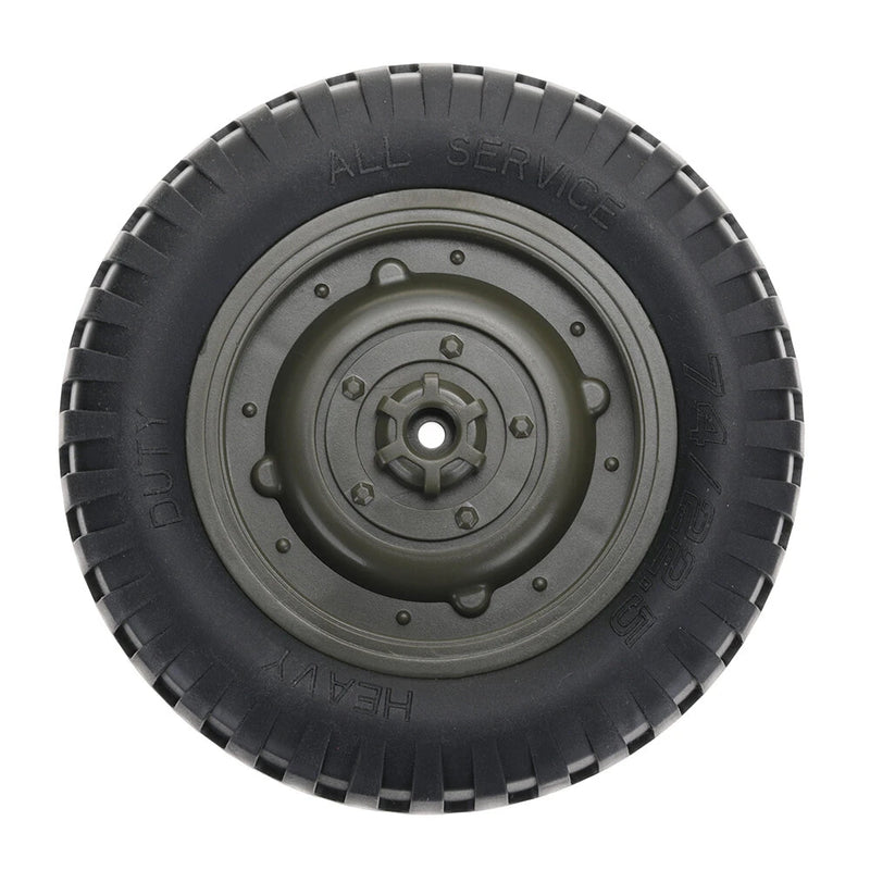 JJRC C8815 1/10 Willys Military Truck RC Car Parts 2.4G Remote Control Transmitter Steering Servo Front Rear Bridge Axle Gearbox 280 Brushed Motor Tire Wheel USB Charging Cable Vehicles Models Spare Accessories