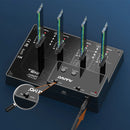 MAIWO 4-Bay M.2 NVME SSD Cloner Duplicator USB3.1 Gen2 10Gbps 4-Bay Offline Copy Tool-Free Docking Station Supports 2TB SSD for Mac Windows Linux