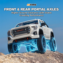 FMS FCX18S GMC Sierra 2019 RTR 1/18 2.4G 4WD Brushless RC Car Officially Licensed Two Speed Metal Frame Gear Portal Axles Oil Shocks LED Light Pickup Off-Road Climbing Truck Vehicles Models Toys