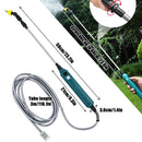 2400mAh Pressure Electric Sprayer with Battery Level Indicator Garden Spray Irrigation Tool USB Rechargeablewith 3 Nozzles for Yard Plant Garden Watering