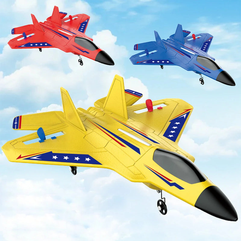 KFPLAN KF803 F22 Fighter 260mm Wingspan 2.4G 2CH EPP RC Airplane Fixed Wing RTF With LED Lights