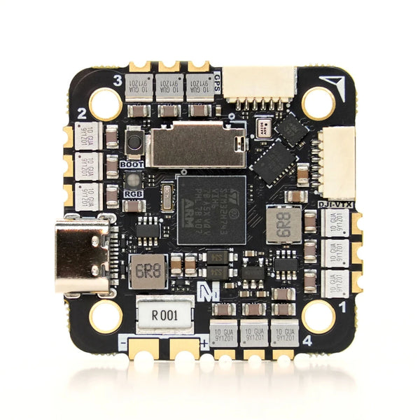 25.5x25.5mm MicoAir H743 V2 AIO AM32 Flight Controller 45A 2-6S ESC for RC FPV Racing Drones Supports APM PX4 INAV
