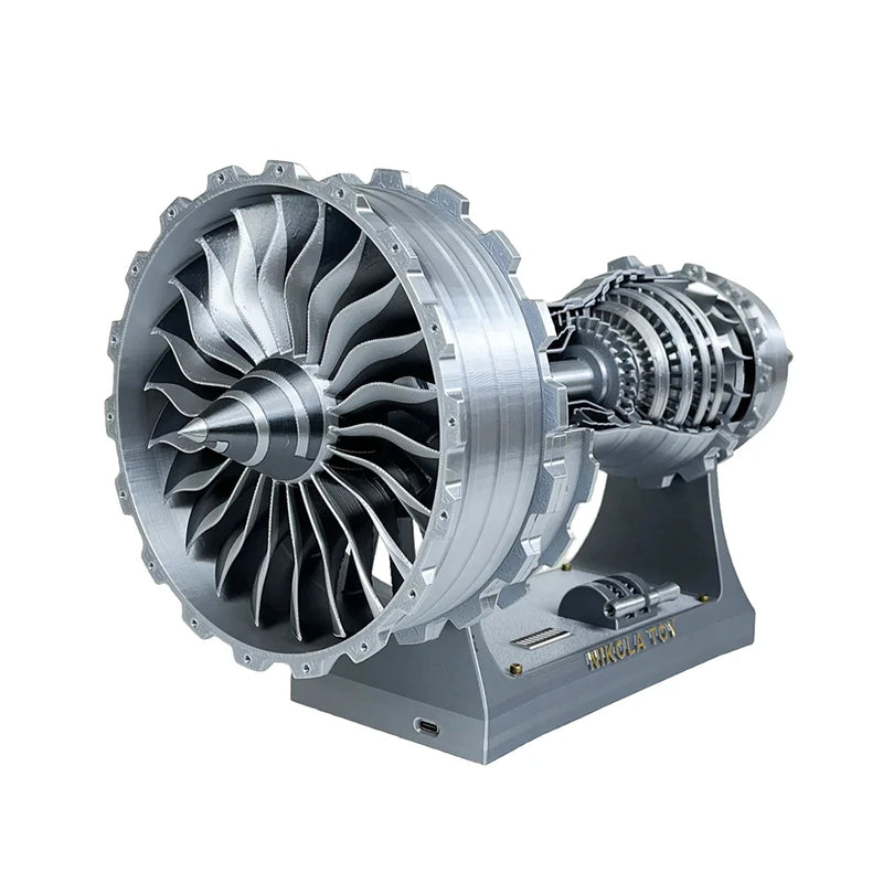 NikolaToy 40cm Middle Size TR900 Turbofan Engine Model Desktop Decorations Science Education Discovery Toys Children Gifts