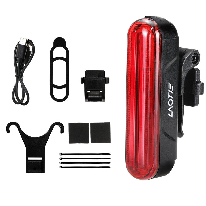 LAOTIE B02 1800Lm Brightness Bike Headlight 4800mAh Battery Anti-glare Design IPX6 Waterproof 5 Light Modes Type-C Fast Charge Aluminum Alloy Bicycle Front Light