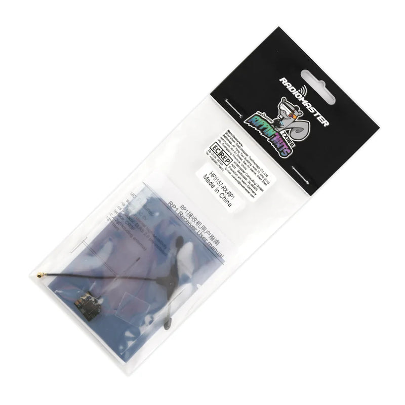 RadioMaster RP1 2.4GHz ExpressLRS ELRS Open-Source High Refresh Rate Low Latency Nano Receiver Built-in Wifi for Whoops RC Drones Airplane