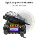 QYT KT-8900 Dual Band Mobile Radio 200 Channels 136-174MHz 400-480MHz UHF VHF Dual Display Mini Car Transceiver