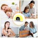 Simulated Sunrise Wake-Up Light Alarm Clock Wake-Up Light Simulates Sunrise Atmosphere Light Electronic Night Light Wake-Up Alarm Clock