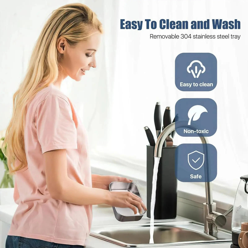 12V 24V 220V 1.8L Car Home Dual-use Insulated Heating Lunch Box Household Car Electric Lunch Box 304 Stainless Steel Food Heating Lunch Box Food Heating Insulation Container Set