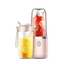 Double Cup Multifunction Usb Fruit Mixers Juicers 6 Blade Portable Electric Juicer Blender Fruit Juicer Cup Food Milkshake Juice Maker