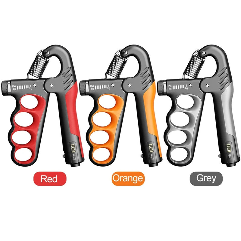 KALOAD 5-100 KG Adjustable Resistance Electronic Counting Hand Grip Strength Trainer Wrist Expander Training Hand Gripper Hand Gripper for Home Gym Fitness