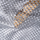 INCERUN Mens Tshirt Fashion Shiny Mesh Patchwork See Through Fishnet Short Sleeve T-Shirt Summer Cool Short Top