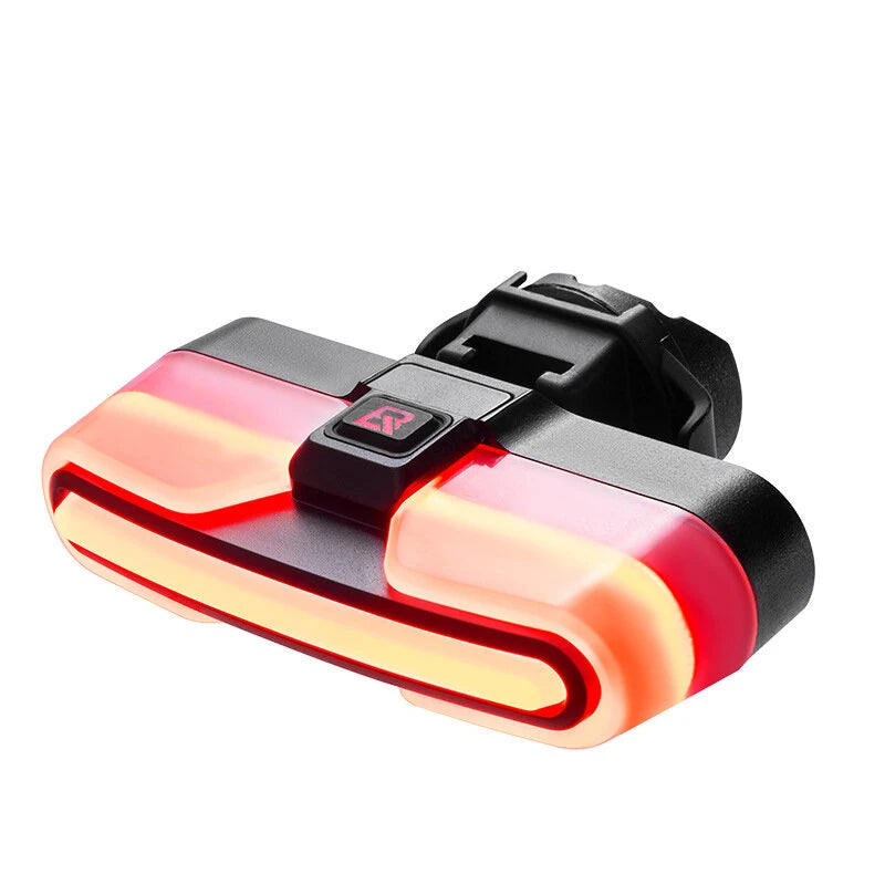 ROCKBROS REX01 Smart Brake Sensing Bike Taillight 500mAh Battery  5 Light Modes USB-C Rechargeable IPX6 Waterproof Bicycle Rear Light with Wireless Remote for Cycling