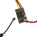 LST S4 FPV Camera VTX Combo 5.8G 25mW Smart Transmitter 600TVL Low Latency Camera Real Time OSD Sync Plug and Play AIO for Racing Drones Crystal Clear HD Feed Zero Interference