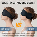 KALOAD Soft Cotton Bluetooth V5.3 HiFi Music Sleeping Eye Mask Type-C USB Charging Headband Shade Eye Mask for Travel Night Sleeping