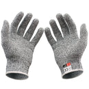 IPRee Level 5 Cut Proof Stab Resistant Wire Metal Glove Kitchen Fishing Cuts Gloves for Oyster Shucking Fish Gardening Safety Gloves