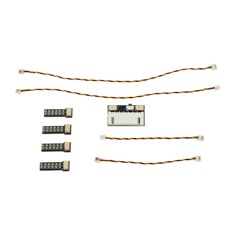 4PCS DeepSpace PHLUX 2-3S Colorful LED Light Strip 3-5V For 5 Inch RC FPV Racing Drone
