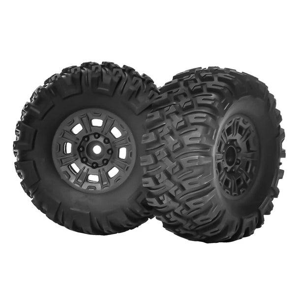 1/10 RC Car Upgraded Monster Rock Crawler Climbing Truck Tires Wheel Rims Wltoys MJX SCY Off-Road Vehicles Models Parts Accessories