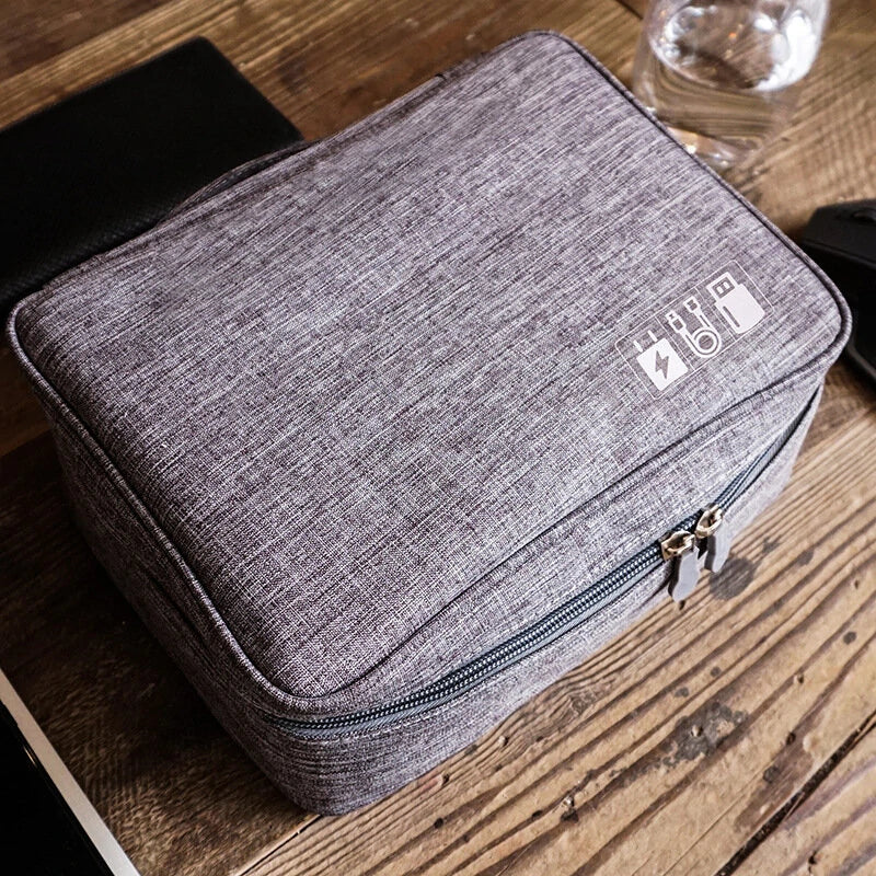 Multifunctional Division Digital Bag Data Cable Storage Bag Travel Charging Treasure Earphone Storage Box