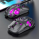K-Snake X10 Tri-Mode Wireless Gaming Mouse Hollow Design 10000DPI RGB Lighting 400mAh Battery 10000Hz Polling Rate 71g Lightweight 2.4G/Bluetooth/Wired Esports Gamer Mice