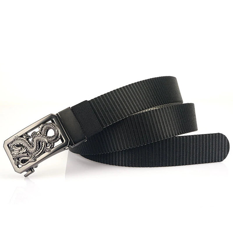 ENNIU 125cm Metal Buckle Tactical Belt Nylon Army Military Outdoor Casual Belt for Men Women