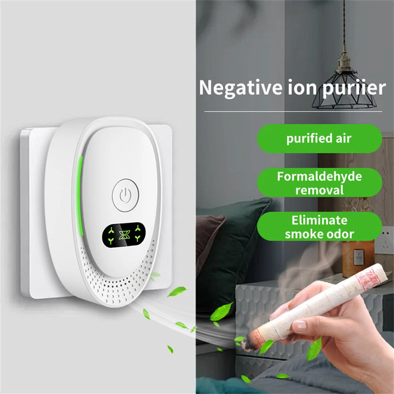 Tevorex Negative Ion Air Purifier For Efficient Pet Deodorization, Intelligent Odor Removal for Bedroom Aromatherapy Purification