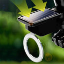 Bikight Solar Bike Taillight Light Sensor 3 Light Modes Waterproof Round Heart Shape Bicycle Rear Light for Night Cycling