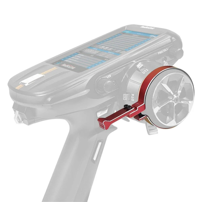 Radiolink RC8X Transmitter Aluminum Alloy Steering Wheel Trigger Adapter Handwheel One-Handed Control Adjustable Accessory for RC8X RC4GS RC6GS V2 V3 Remote Controller