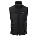 TENGOO HZV-04 4 Areas Heated Vest Men Women  Adjustable Size USB Electric Self Heating Vest Warming Waistcoat Heated Jacket Washable Thermal Winter Clothes