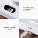 Mini Desktop Fan Shaking Usb Air Cooler 4 Gear Wind Speed 4000Mah Battey Capacity Angle Adjustment Low Noise for Office Room