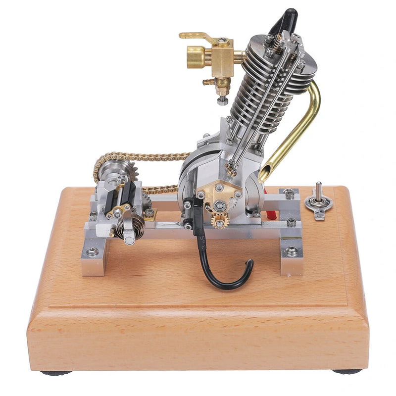 Banggood H09 Mini Hoglet CNC Single Cylinder 4-Stroke Gasoline Engine with Kick Starter for RC Scale Motorcycles