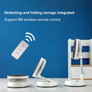 Tevorex Portable Multifunction Oscillating Standing Fan with Three Speed Timing Remote Controller Foldable Desk Fan Rechargeable Battery Powered Pedestal Fan for Bedroom Office Camping