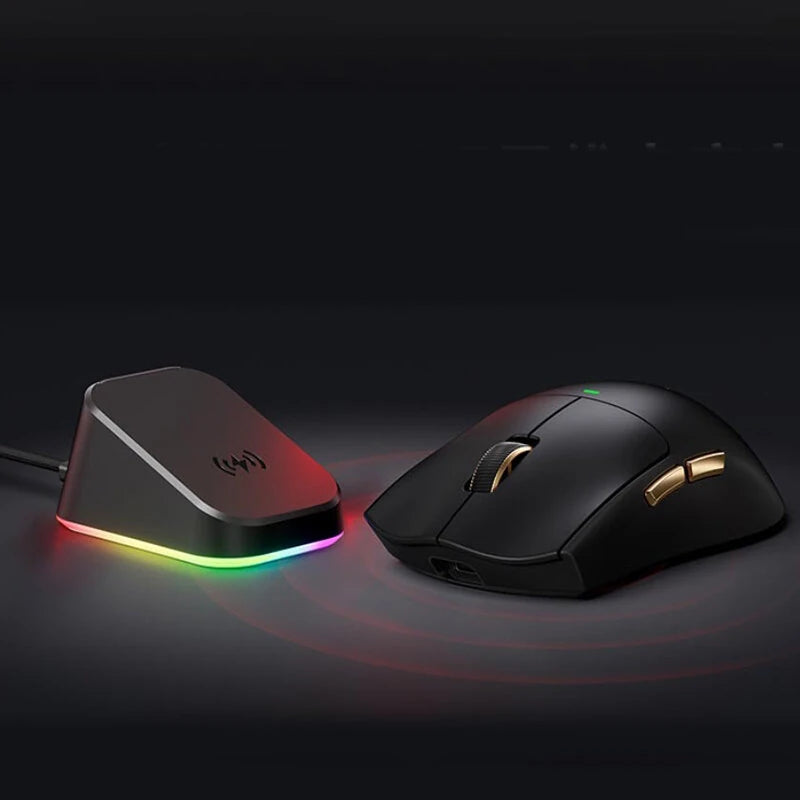 MCHOSE K7 Ultra Wireless Mouse Tri-mode PAW3950 Sensor 42000DPI 750IPS Dual 8K Return Rate 500mAh Rechargeable Gaming Mouse 59g Lightweight