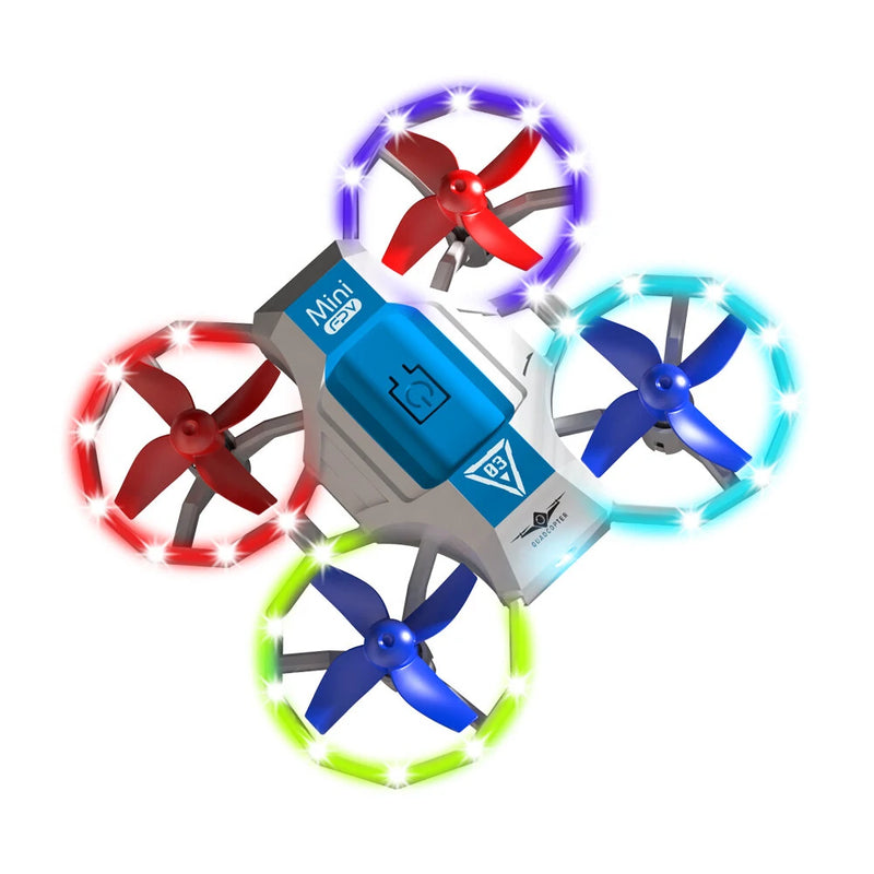 KFPLAN KF601 Mini Voice Control Lighting Mode Altitude Hold Hovering Kids Toys Gift 2.4G LED RC Drone Quadcopter RTF