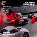 WHOOSH S6 RTR 1/43 2.4G 4WD for TOYOTA for Supra GT4 for Mitsubishi Evo 4 Officially Licensed Mini Q Drift RC Car Remote Control Race LED Light High-Speed Motor On-Road Racing Vehicle Model Boys Gifts Toys