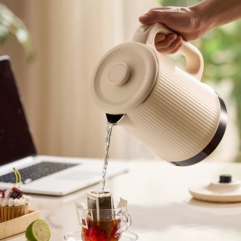 Zemkon 2.2L 1500W Electric Kettle Household Constant Temperature Kettle Automatic Insulation Teapot 304 Stainless Steel Liner Health Kettle