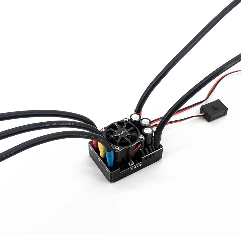 ZTW 32-Bit Beast PRO 220A ESC G2 Turbo 6V/7.4V BEC 10A Brushless Speed Controller for 1/8 RC Racng Car Off-road On-road Vehicles Model Parts