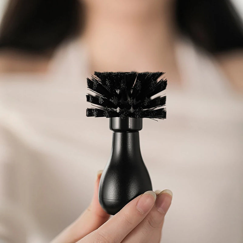 MHW-3BOMBER Coffee Powder Cleaning Brush Bomber Powder Bowl Cleaning Brush Bar Tool for 51-54mm/58mm Coffee Machine Handle