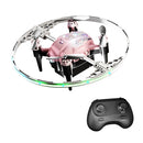 JJRC H131 AURORA BALL Stunt Light Ring 360 Spin Altitude Hold Mode RGB Color LED Circle Protection Kids Gifts 2.4G 4CH 6-Axis Remote Control RC Toys Drone Quadcopter RTF