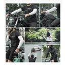 ROCKBROS UPF50+ UV Protection Solid Arm Sleeves Quick-drying Breathable High Elastic Fit Sunscreen Sleeves for Summer Outdoor Driving Sports