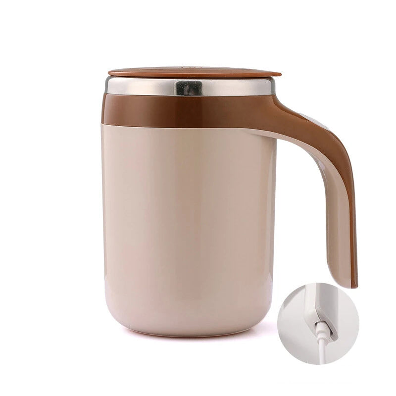 Automatic Stirring 380ml Magnetic Mug Rechargeable Model Stirring Coffee Cup Electric Stirring Cup Lazy Milkshake Rotating Cup