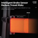 WEST BIKING 120LM Smart Brake Sensor Bicycle Taillight Lightweight  IP65 Waterproof Type-C Charging 8 Modes Flash Bike Rear Light for MTB Night Cycling Safety