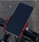 GUB P30 Bike Holder Aluminum Alloy 360 Adjustable Sturdy Anti-fall 0.2kg Lightweight Handlebar Holder for Motorcycle Bicycle Scooter Bracket - Red