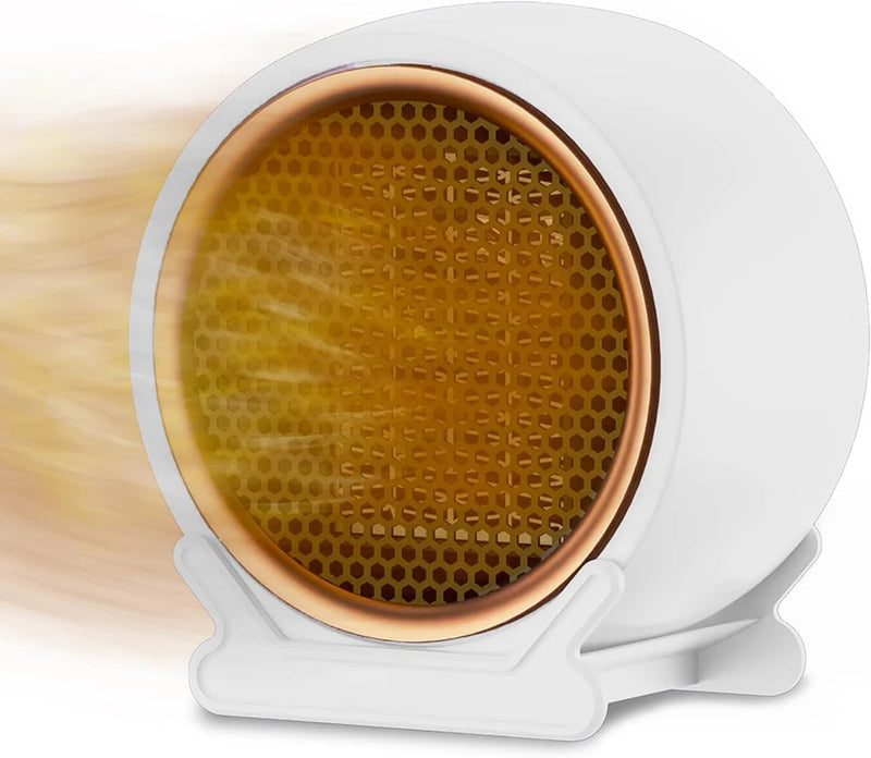 220-240V Mini Heater Desktop Small Heater for Home Office 1200W Portable Electric Heater Low Noise Dual-Speed Adjustment