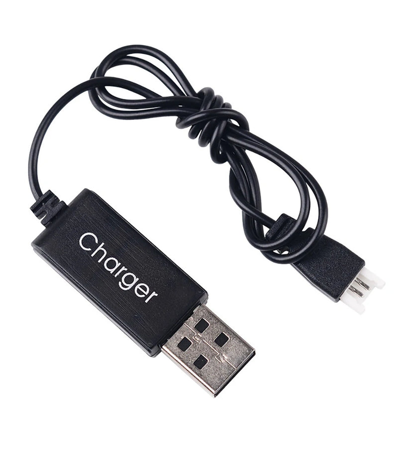 1S 3.7V USB Charging Cable Charger Micro-USB PH1.25 JST SM Plug for RC Drone Quadcopter Lipo Battery