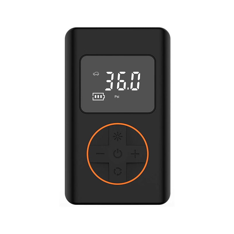 XANES 150PSI Portable Mini Smart Electric Inflator Pump 2000*2 mAh Digital Display USB Charging LED Light Multifunctional Tire Inflation Pump for Car Motorbike Bicycle Balls