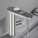 3400W Instant Water Heater Faucet 220V/50Hz 304 Stainless Steel,Temperature Display,Three-Gear adjustment, IPX4 Waterproof,EU Plug