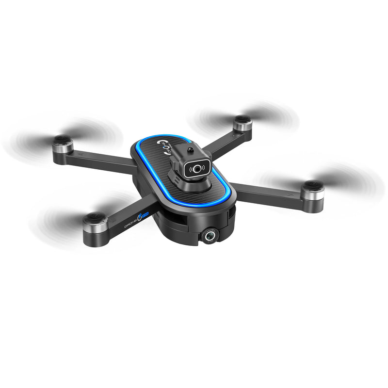 YLR/C S186 WiFi FPV with 5.9inch LCD Screen Controller HD Dual Camera Servo Gimbal 360 Obstacle Avoidance Brushless Foldable RC Drone Quadcopter RTF