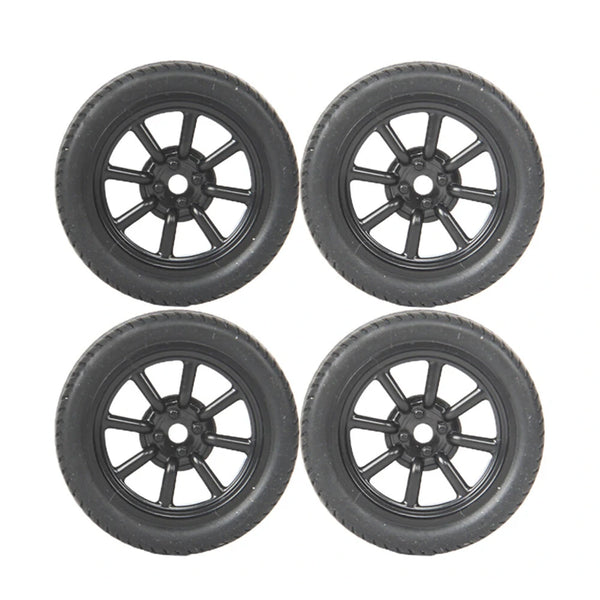 4PCS LDRC A86 A86P 1/18 RC Car Spare Tires Wheels 4mm Hex LA0017 Drift Vehicles Models Parts Accessories